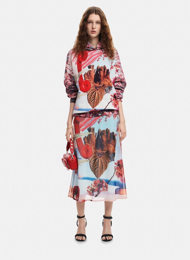 DESIGUAL Printed sweatshirt M. Christian Lacroix  - Image 1