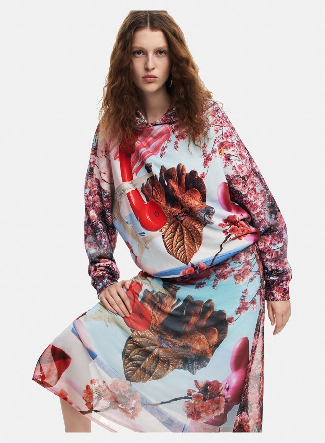 DESIGUAL Printed sweatshirt M. Christian Lacroix  - Image 3