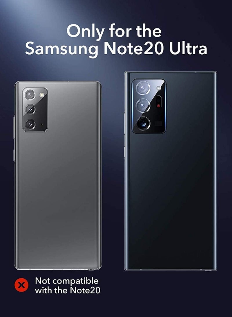 BORTONY Samsung Galaxy Note 20 Ultra Camera Lens Protector Scratch-Resistant Fingerprint Note 20 Ultra Camera Lens 3D Tempered Glass Camera Protector for Samsung Galaxy Note 20 Ultra 5G - Image 2