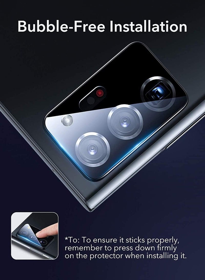 BORTONY Samsung Galaxy Note 20 Ultra Camera Lens Protector Scratch-Resistant Fingerprint Note 20 Ultra Camera Lens 3D Tempered Glass Camera Protector for Samsung Galaxy Note 20 Ultra 5G - Image 5
