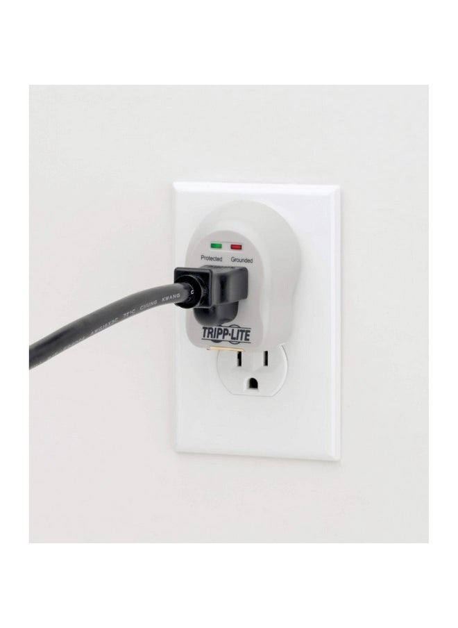 Tripp Lite Tripp Lite 1 Outlet Portable Surge Protector Power Strip, Direct Plug In, $5,000 Insurance (SPIKECUBE)  - Image 3