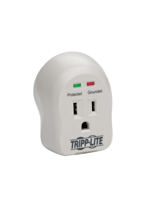 Tripp Lite Tripp Lite 1 Outlet Portable Surge Protector Power Strip, Direct Plug In, $5,000 Insurance (SPIKECUBE)  - Image 1