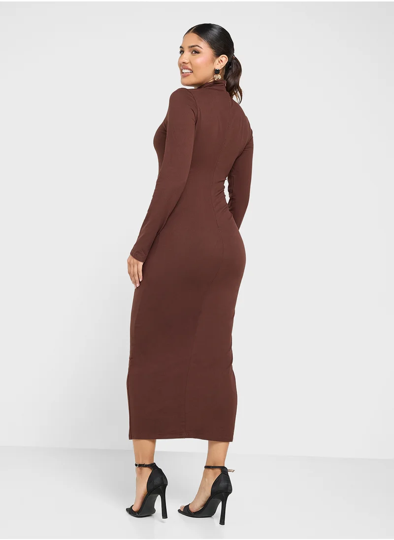ايلا Bodycon Dress With Belt Detail