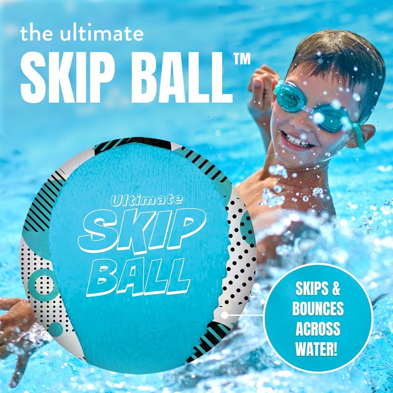 Activ Life The Ultimate Skip Ball – Water Bouncing Ball (2 Pack) Create Lasting Memories with Your Friends & Family at The Beach, Lake or Pool - Great for All Ages - Image 2