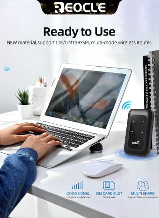 Mobile WiFi Hotspot 4G LTE Unlocked Wi-Fi Hotspot Device Wireless WiFi Router Pocket Portable WiFi Hotspot Mobile Travel-Friendly Mobile Travel Router - view 4