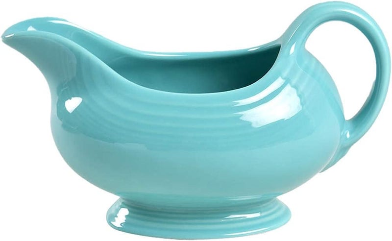 ® Sauceboat/Gravy Boat – Durable Ceramic, Lead-Safe, Dishwasher/Microwave/Oven Safe – Made in USA Dinnerware - Turquoise