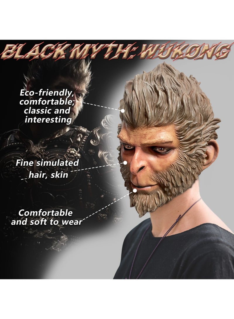 Wukong Funny Monkey Mask Suitable For Role Play Party Gathering - Image 3