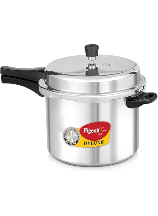 Pigeon Aluminium Pressure Cooker 7.5Lts with outer lid - Image 2