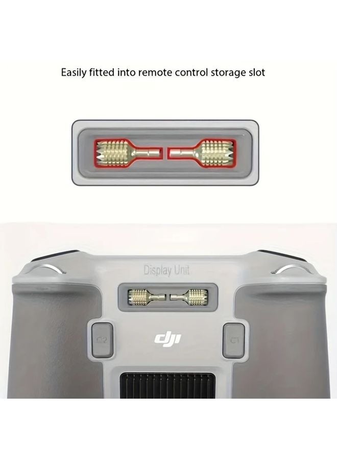 Golden DJI RC RC2 Remote Control Joystick Compact Lightweight Precise Drone Accessories - Image 4