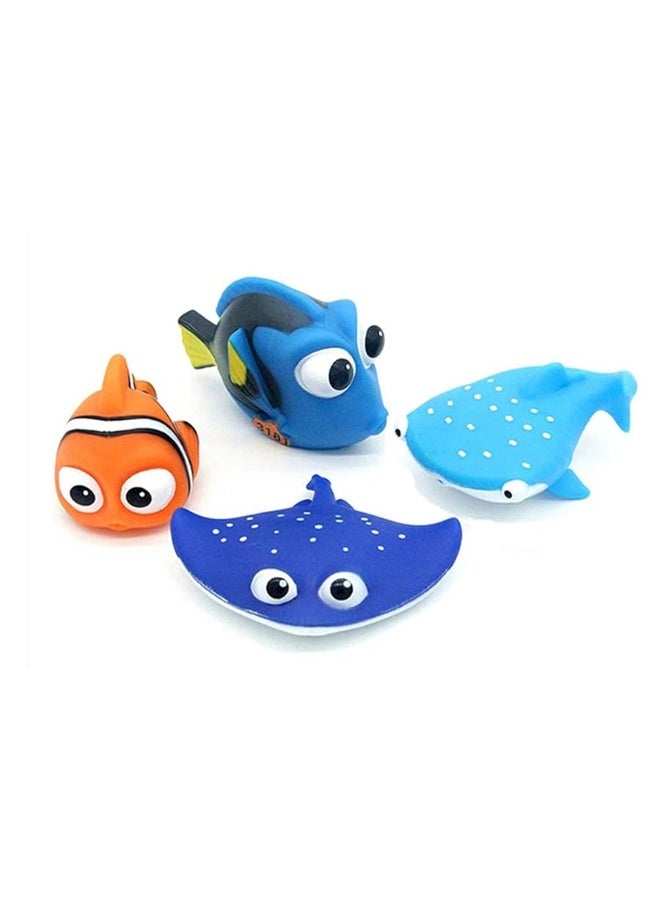 miwen Kid Shower Toy Baby Bath Squirt Toys,Shark Bathtub Water Toys,4pcs Toddlers Infant Swimming Pool Toys,for Birthday Gifts Summer Beach,Pool Activity - Image 5