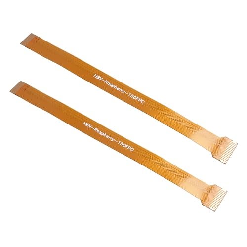 ZDE 2PCS Camera Cable CSI FPC Cable for Raspberry Pi 5 Zero Zero W Ribbon Flex Extension Cable Adapter 16CM 15 Pin to 22 Pin - Image 1