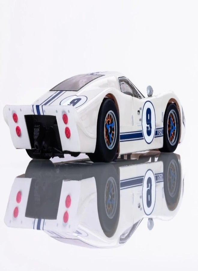 AFX 22078 Ford GT40 Mark IV #9 White HO Slot Car AFX22078 Mega G+ - Image 2
