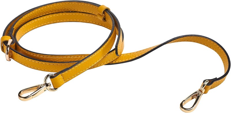 Live Up Full Grain Purse Strap Genuine Leather Replacement for Cross Body Bag Handbags - Image 1