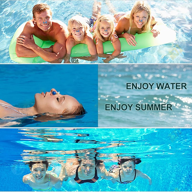 Zooshine BRBD (6 Pack) - Waterproof Silicone Swimming Nose Clip Plugs for Adults Children Age 7+ - Image 5