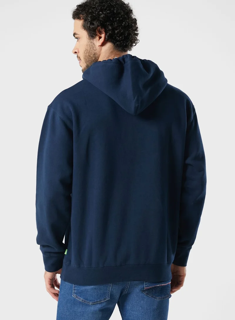 HUF Logo Bolt Hoodie