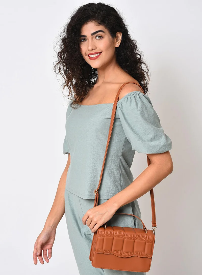 Haute Sauce  Grace Brown Mini Bag for Women | Best Price UAE