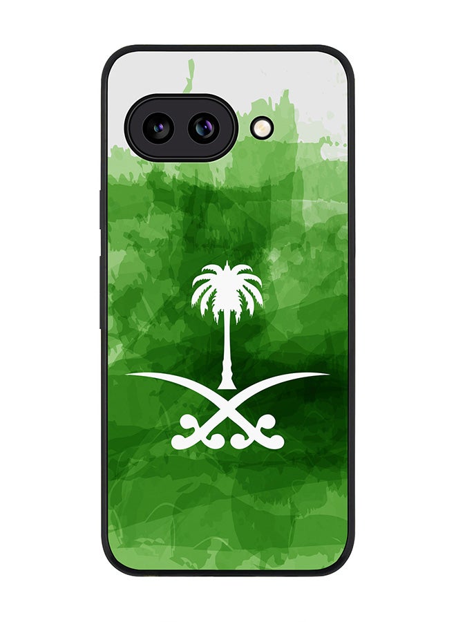 Stylizedd For Google Pixel 9a Case,Slim fit Camera Protection, Shockproof Thin Phone cover  - Saudi Emblem