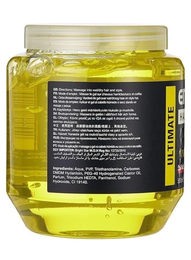 إنليفين قطعتين جل الشعر ألتيميت برو فيتامين ب5 ، تثبيت 5 ، أصفر , 500 مل - Image 3