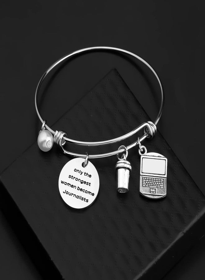 Gzrlyf Journalist Bracelet Journalist Graduation Gift Funny Journalism Gifts for News Editor Writer Reporter only the Strongest Women Become Journalists (Bracelet) - Image 4