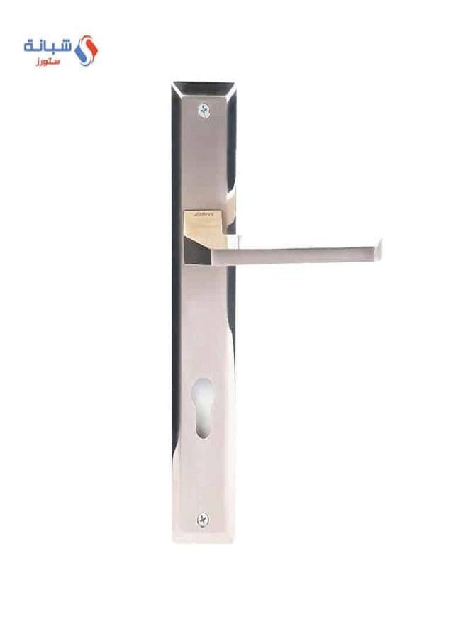 AHRAM Door handle Set FLOW AL-AHRAM – Shiny Nickel - FH2011P19CN101  - Image 1