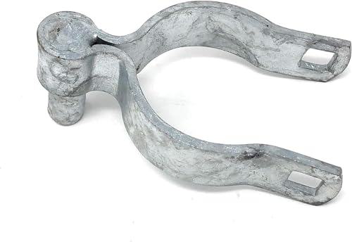 Ozark Fence Chain Link Gate Post Hinge Heavy Duty Pressed Steel Includes Carriage Bolts Nuts Galvanized Steel 138 - Image 3