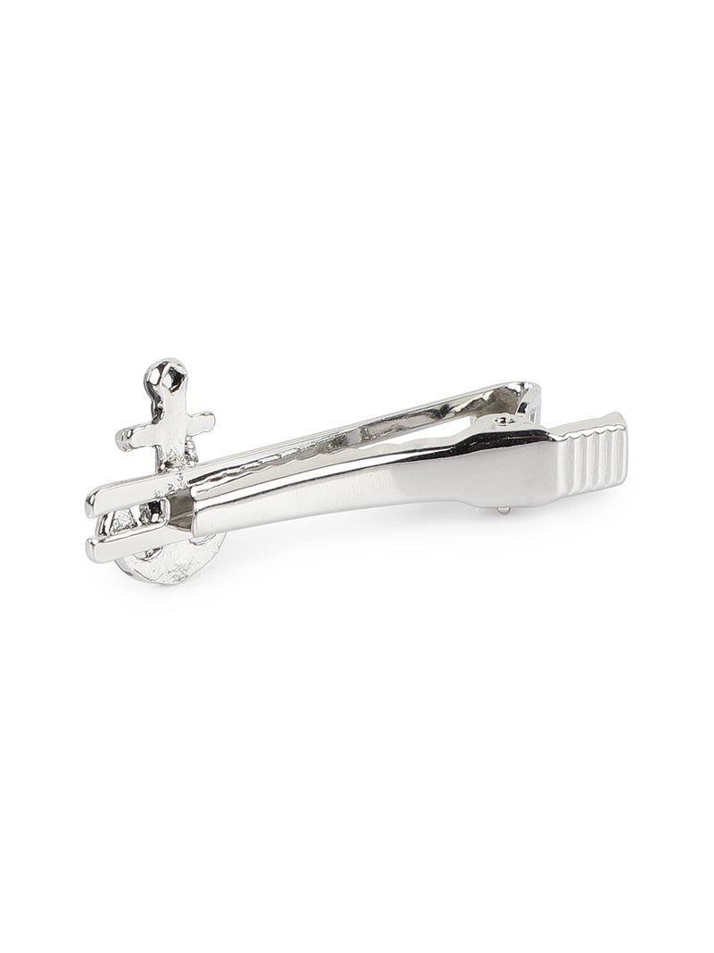 MENSOME Anchor Cufflinks, Lapel Pin Brooch And Tie Pin Gift Set For Men - Image 5