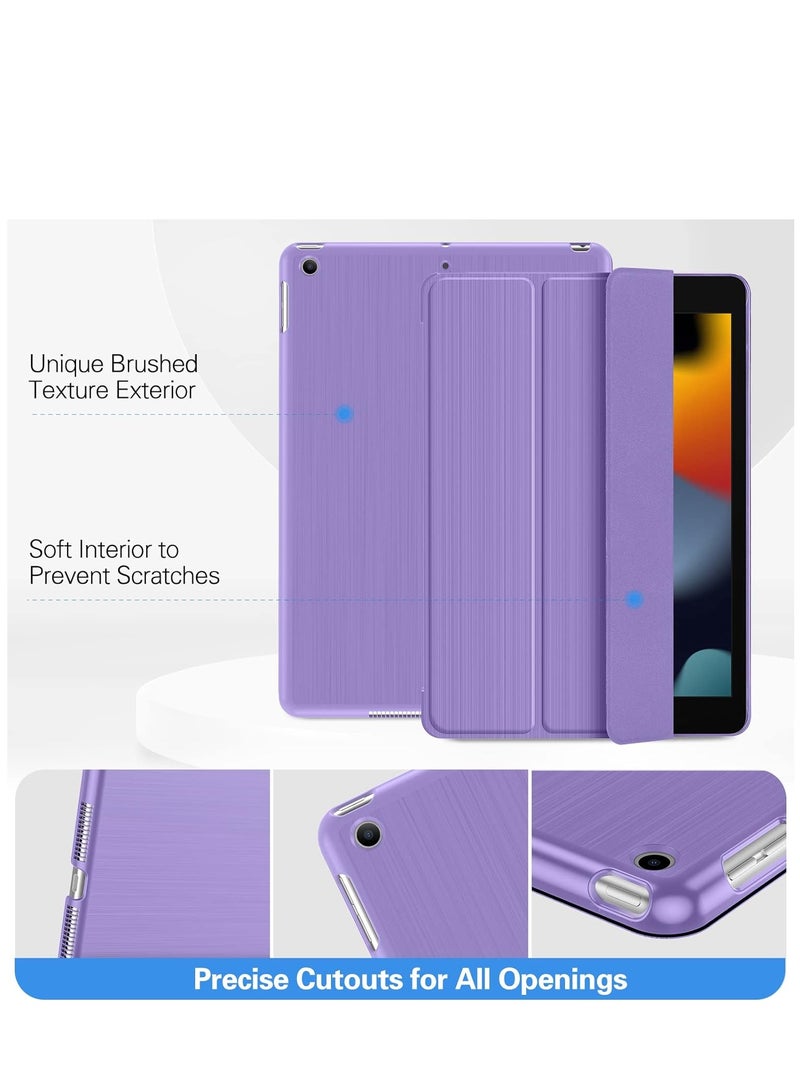 Procases iPad 10.2 Case Slim Tri fold Stand Smart Cover Purple - Image 5