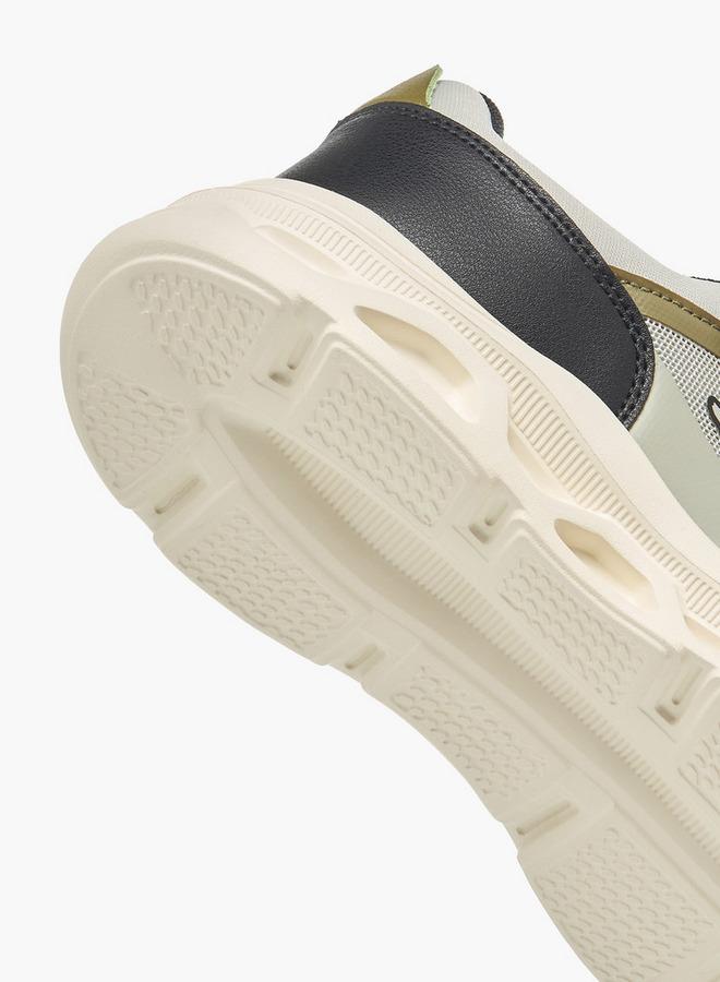Kappa Boys Logo Print Hook and Loop Sports Shoes - Image 5