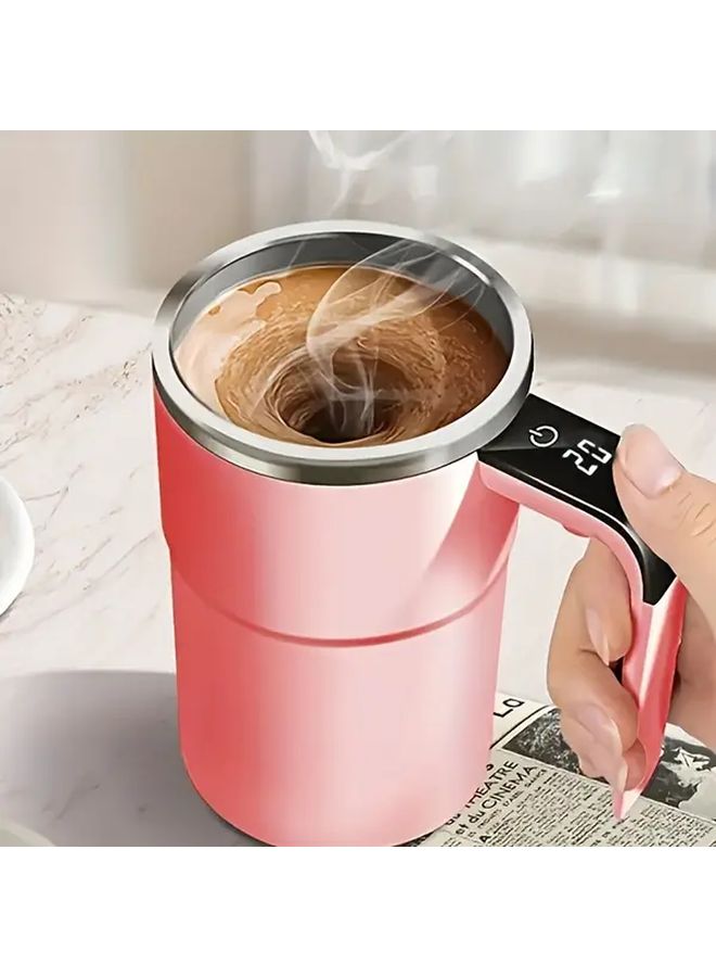Automatic Stirring Coffee Cup Black With LED Temperature Display Magnetic Mug Rechargeable Mixer Portable For Home Office Use Ideal Gift 3 Sizes Available - Image 5