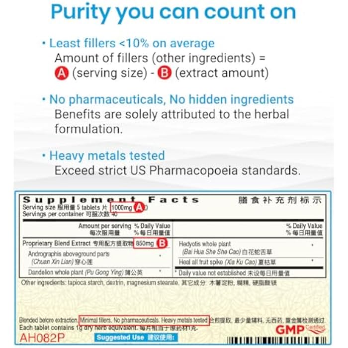 ActiveHerb Chuan Xin Lian Pian (Andrografix) 200 Tablets - Image 4