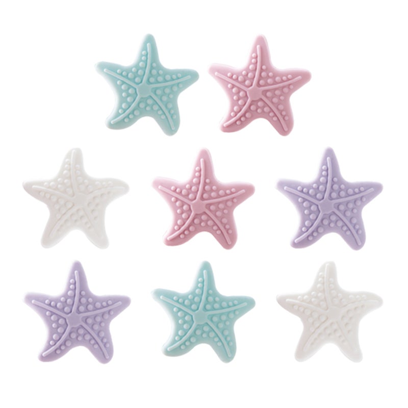 16 Pcs Door Back Crash Pads Lovely Star Shape Door Knob Wall Protectors Door Collision Pads ( White Each) - Image 2