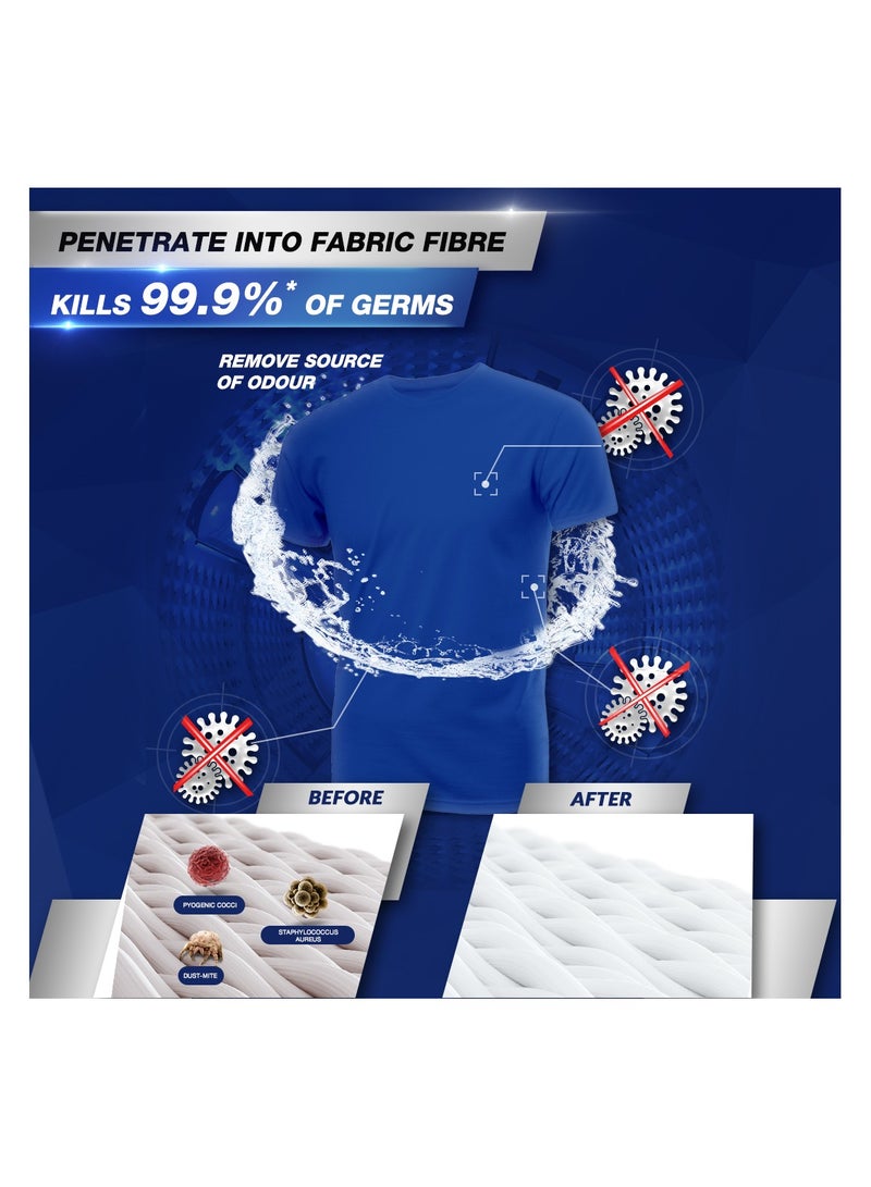 Walch كبسولات مسحوق الغسيل المضاد للبكتيريا من والش للرياضة، مكونات نباتية مصنوعة في ألمانيا، تزيل العرق والرائحة، تقتل 99.9% من الجراثيم وتزيل البقع برائحة منعشة، 30 كبسولة - Image 4