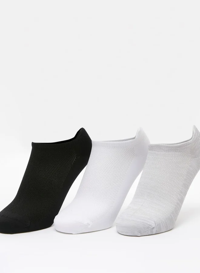 داش جوارب رياضية نسائية بطول الكاحل بنقوش - عبوة من  قطع