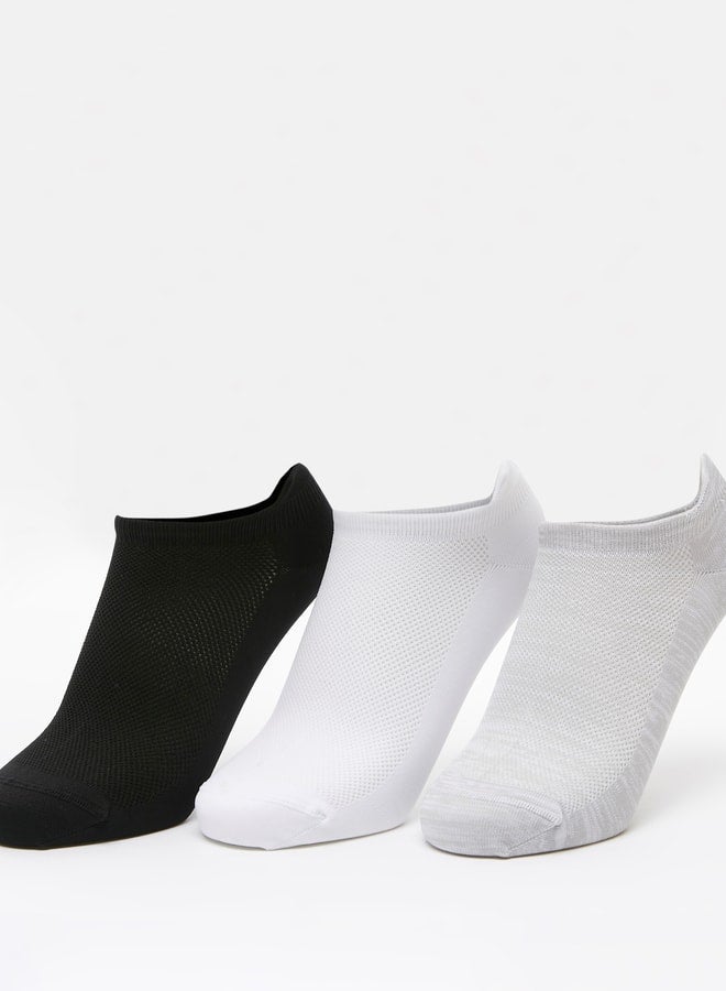 داش جوارب رياضية نسائية بطول الكاحل بنقوش - عبوة من  قطع - Image 1