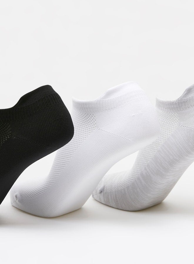 داش جوارب رياضية نسائية بطول الكاحل بنقوش - عبوة من  قطع - Image 2