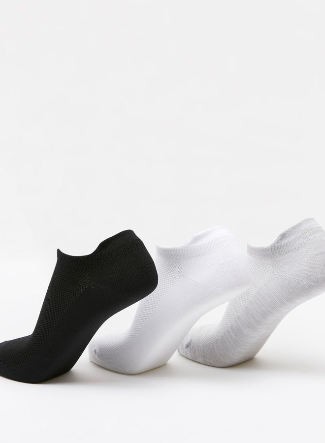 داش جوارب رياضية نسائية بطول الكاحل بنقوش - عبوة من  قطع - Image 3