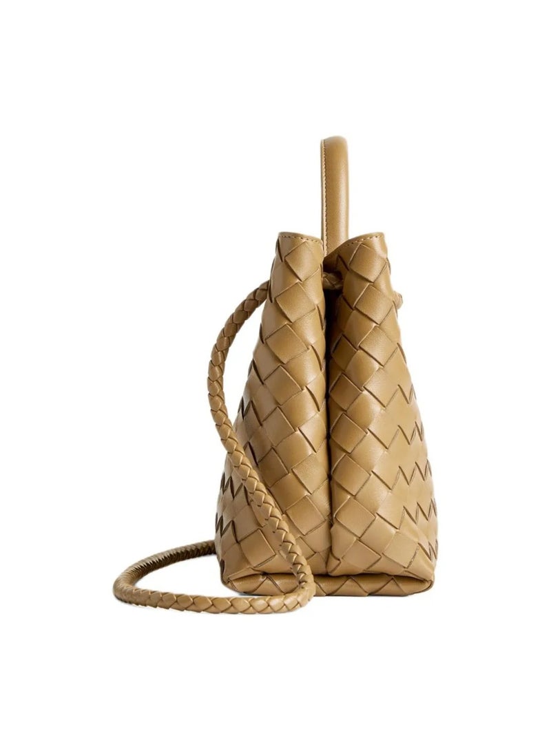 BOTTEGA VENETA Andiamo Top handle bag leather bag with signature knot detail and sliding cross-body strap. - Image 2