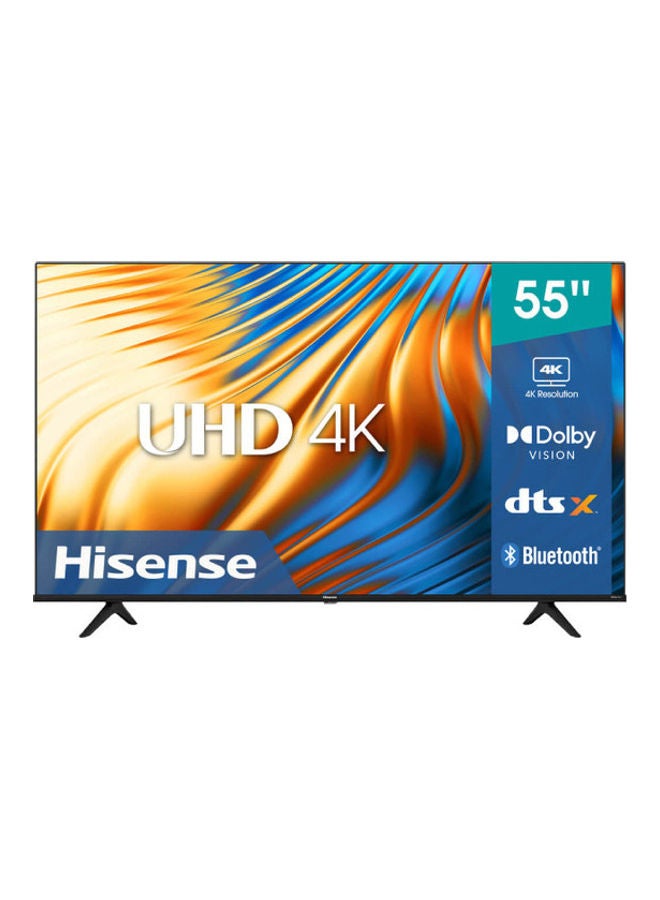 Hisense 55 Inch Class 4K UHD Smart Google TV | Voice Remote | Dolby Vision | HDR | 60HZ | DTS Virtual X | Sports & Game Modes | Chromecast Built-in | 55A6H Black - Image 1