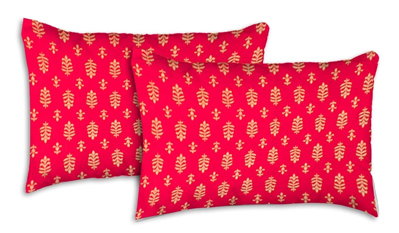 Monique Brand Present 100 Cotton Traditioanl Mandala Print King Size Double Bedsheet with 2 Pillow Covers RD - Image 4