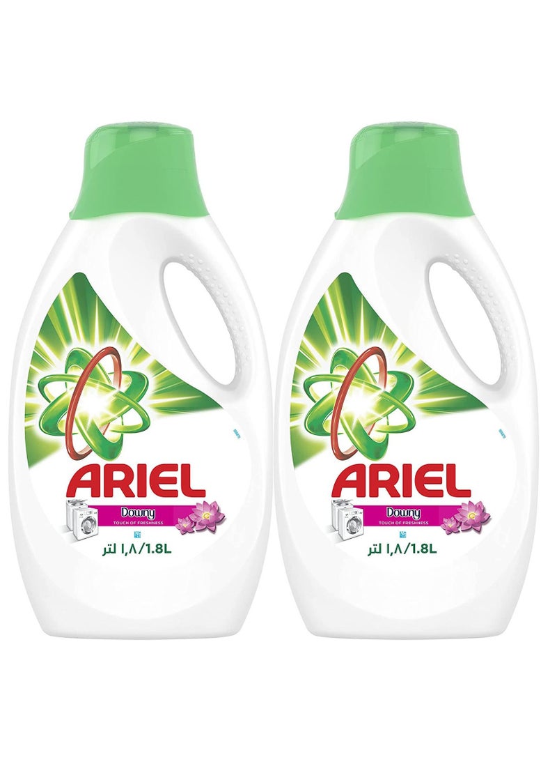 Ariel Automatic Power Gel Laundry touch of Freshness of Downy 1.8L pack of 2  - Image 1