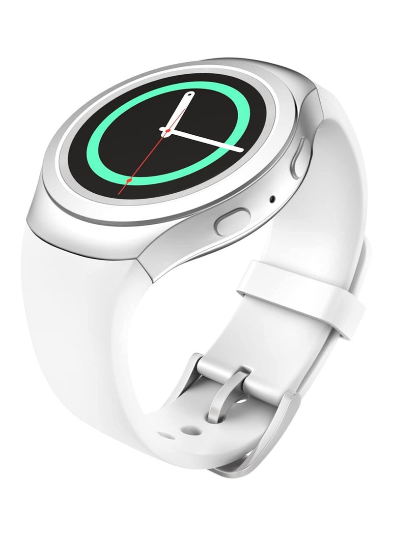 1PCS Silicone Watch Band Strap For Samsung Galaxy Gear S2 SM-R720 SM-R730 Fits 5.11-8.66 Inch Wrist Soft Comfortable Sporty Durable Tuck Closure Replacement Strap  - Image 2