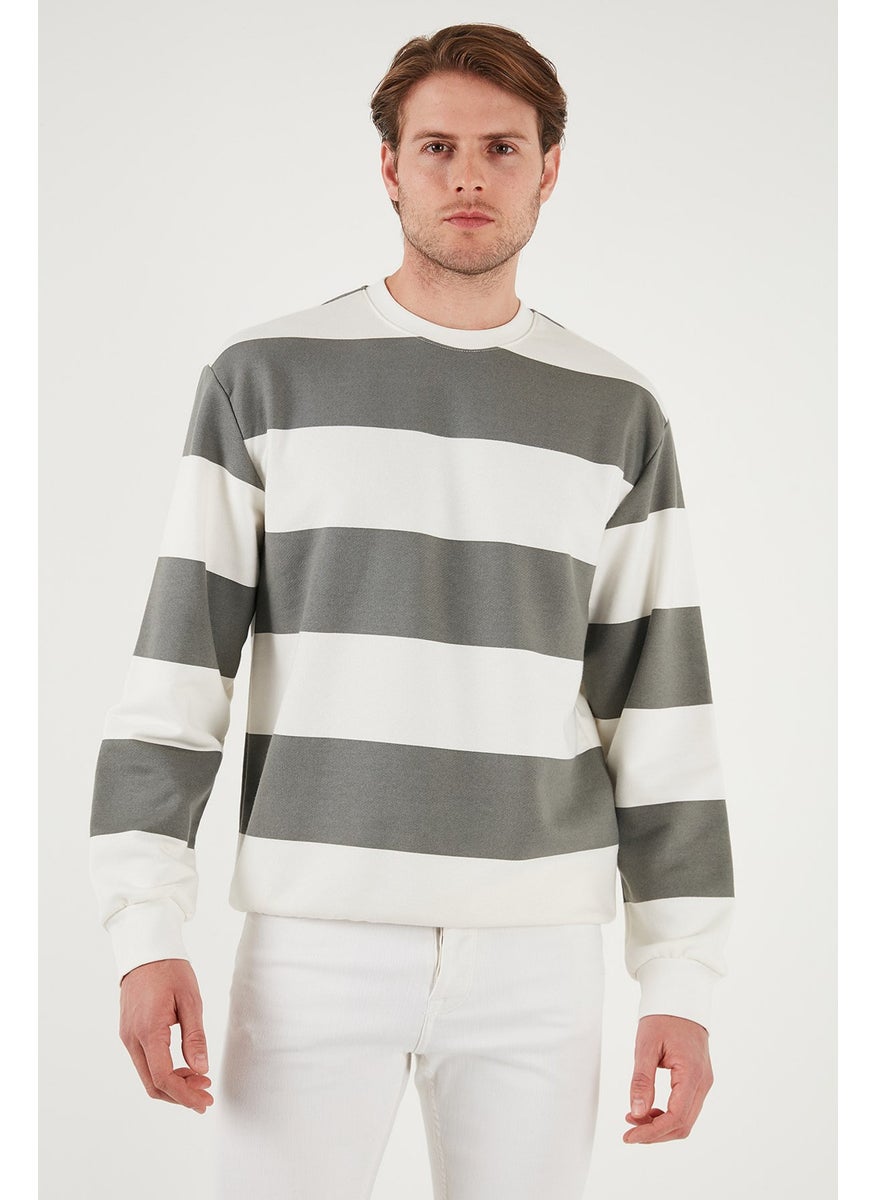 Cotton Striped Regular Fit Crew Neck Sweat Men's Sweat 5905790 - pzsku/Z85069015EFF5F2E444F0Z/45/_/1741257158/a64e73ee-674a-45c5-ab4c-13856c24ee72