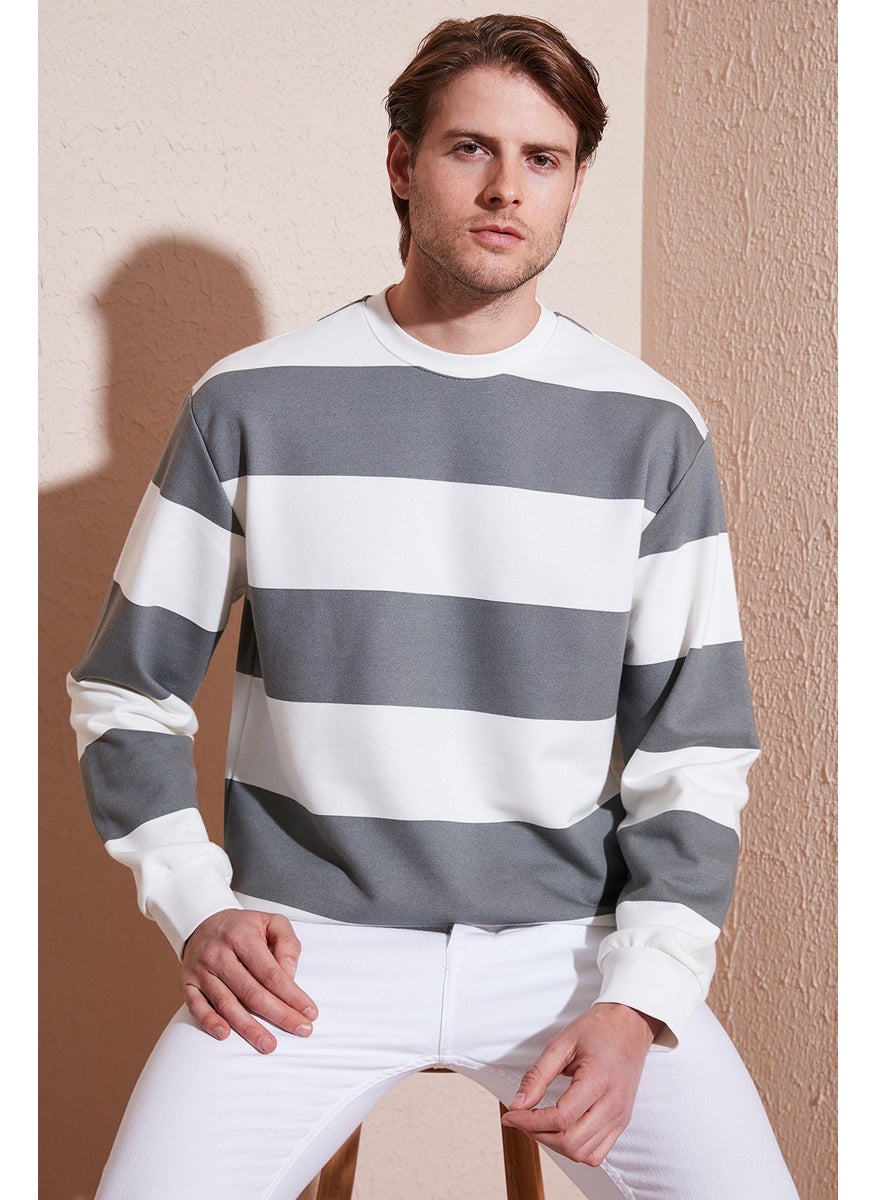 Cotton Striped Regular Fit Crew Neck Sweat Men's Sweat 5905790 - pzsku/Z85069015EFF5F2E444F0Z/45/_/1741257180/4ae7e725-c2cf-43e4-ab04-2fb1a3b78aaa