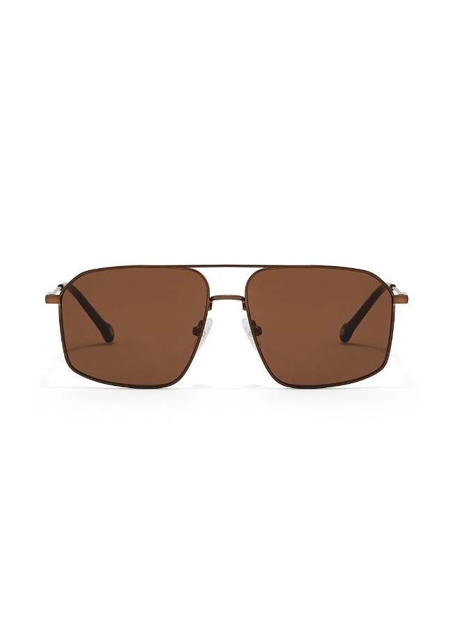 30Sundays Ancient,Men Sunglasses, Geometric Sunglasses, UV Protection: UV400 (Brown,Brown)