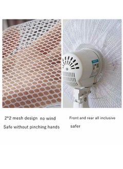 Cool Baby COOLBABY Children's Anti-pinch Fan Protective Cover-Cartoon Fan Cover Safety Cover-Household Floor Type Electric Fan Protective Cover Washable Fan Mesh Cover  - Image 4