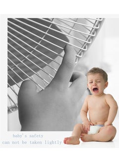 Cool Baby COOLBABY Children's Anti-pinch Fan Protective Cover-Cartoon Fan Cover Safety Cover-Household Floor Type Electric Fan Protective Cover Washable Fan Mesh Cover  - Image 2