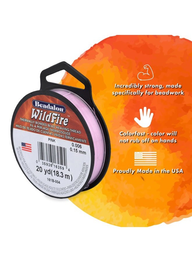 Beadalon Wildfire, 0.008 in, 0.20 mm, Break Strength 12 lb / 5.5 kg, Frost, 50 yd / 45 m - Image 2