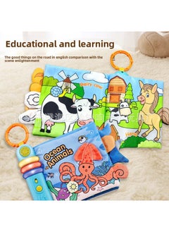 Generic Explosions Cloth Book Music Three-dimensional Tail Cloth Toy Book Tear Not Bite Educational Newborn Baby Gift-Color:6071  - Image 4