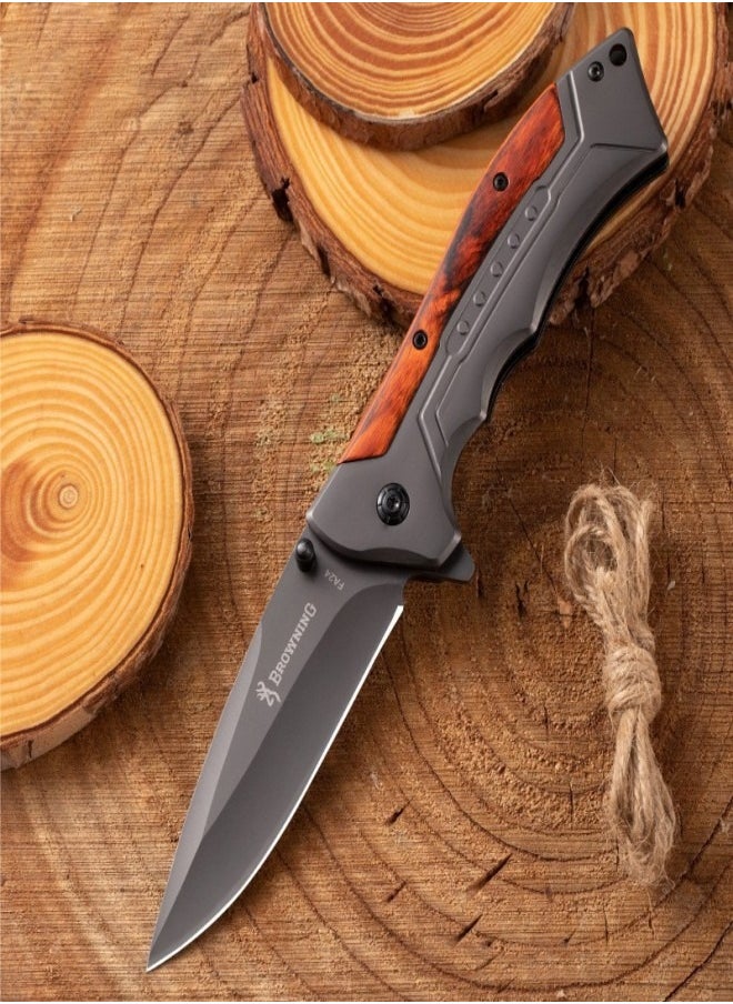 Browning - Outdoor Folding Survival Tool – High Hardness, Sharp, and Multi-Functional Camping Gear - Image 1