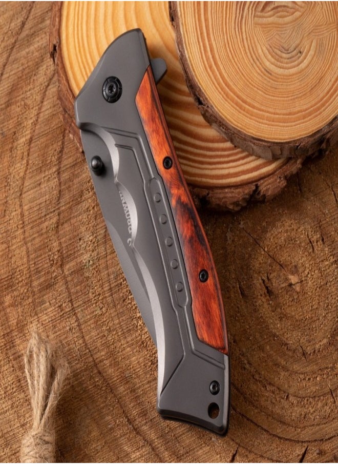 Browning - Outdoor Folding Survival Tool – High Hardness, Sharp, and Multi-Functional Camping Gear - Image 1